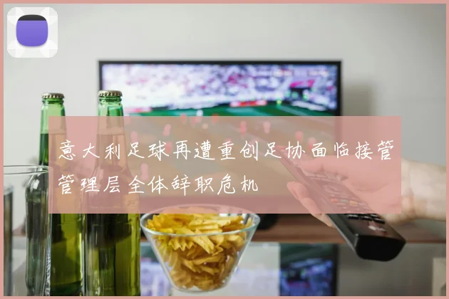 意大利足球再遭重创足协面临接管管理层全体辞职危机